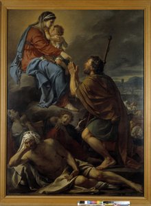 Saint Roch priant la Vierge pour la cessation de la peste