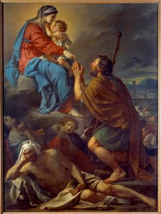 Saint Roch priant la Vierge pour la cessation de la peste