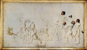 Esquisse du serment du Jeu de Paume ... - Jacques Louis David