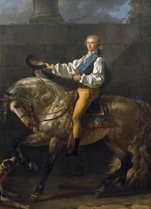 Portrait équestre de Stanislaw Kostka Potocki - Jacques Louis David