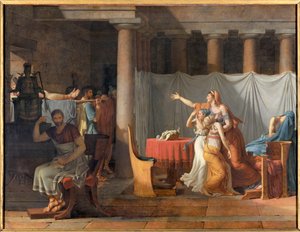 Les licteurs rapportent à Lucius Junius Brutus les corps de ses fils - Jacques Louis David