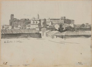 Vue depuis le Colisée, à Rome - Jacques Louis David