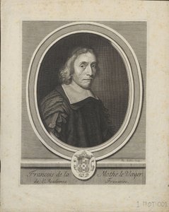 Portrait de François de La Mothe le Vayer 1588-1672, vers 1695 - Jacques Lubin