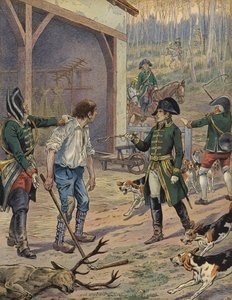 Napoléon chassant - Jacques Marie Gaston Onfray de Breville (Job)
