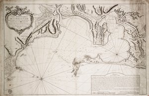 Carte hydrographique de la baie de Cadix - Jacques Nicolas Bellin