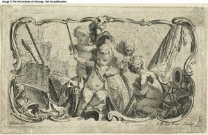 Putti en guerre - Jacques Philippe Le Bas