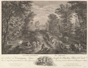 Vue des environs de Bruges - Jacques Philippe Le Bas