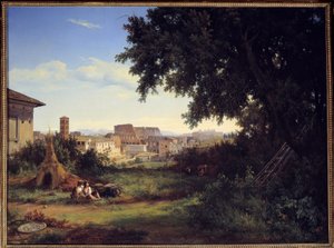 Rome, vue du Colisée - Jacques Raymond Brascassat