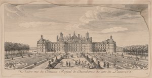 Château de Chambord depuis les jardins