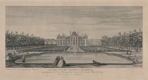 Château de Berny depuis les jardins - Jacques Rigaud