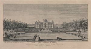 Château de Berny depuis les jardins - Jacques Rigaud