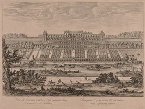 Château de Saint-Germain-en-Laye depuis la rivière - Jacques Rigaud