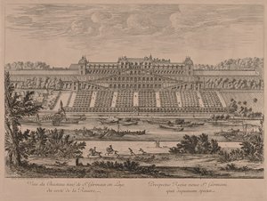 Château de Saint-Germain-en-Laye depuis la rivière