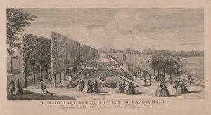 Jardin de fleurs du château de Rambouillet