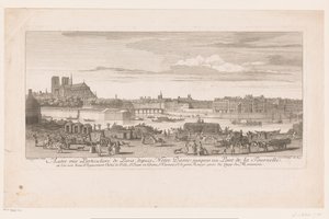 Vue de Paris depuis Notre-Dame jusque au pont de la Tournelle - Jacques Rigaud