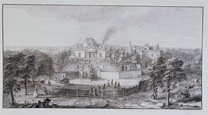 Villa de Lord Burlington à Chiswick, vue du sud-est - Jacques Rigaud