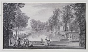 Bassin riverain, villa de Lord Burlington à Chiswick