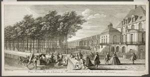 View of a Wing of the Palace of Fontainebleau (Vue d