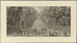 Vue de la Grande Cascade dans les jardins de Marly - Jacques Rigaud