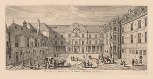 Vue de la cour du Château de Blois - Jacques Rigaud