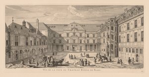 Vue de la cour du Château de Blois - Jacques Rigaud