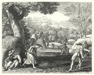 Scène de récolte - Jacques Stella