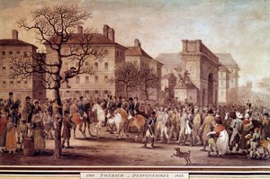 Campagne de France en 1814 : entrée à Paris des prisonniers des armées alliées - Jacques Swebach Desfontaines