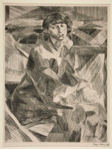 Portrait de jeune femme - Jacques Villon