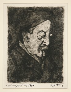 Portrait du peintre-graveur Emile Nicolle