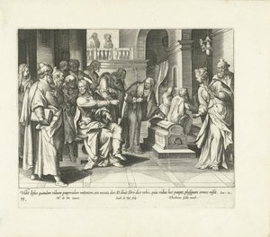Générosité de la pauvre veuve - Jacques de Bie