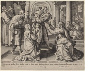 Présentation au Temple - Jacques de Bie after Maarten