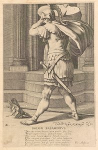 Solon Salaminius, n°2 de la série Les sept sages de la Grèce - Jacques de Gheyn III