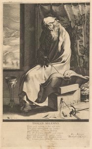 Thales Milesius, n°1 de la série Les sept sages de la Grèce - Jacques de Gheyn III