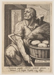 Asher, tiré des Douze fils de Jacob - Jacques de Gheyn II