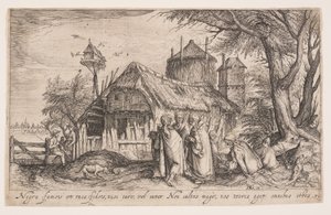 Paysage avec des Roms, extrait de Paysages - Jacques de Gheyn II