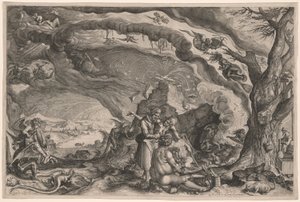 Les sorcières se préparent au sabbat - Jacques de Gheyn II
