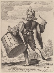 Tambour - Jacques de Gheyn II after Hendrik Goltzius