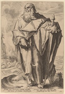 Saint Paul - Jacques de Gheyn II, after Hendrik Goltzius