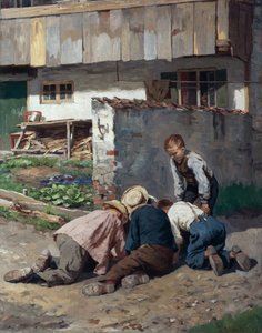 Garçons jouant - Jahn Ekenaes
