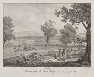Hongrie, Vue vers la ville de Waitzen et le village de Telky