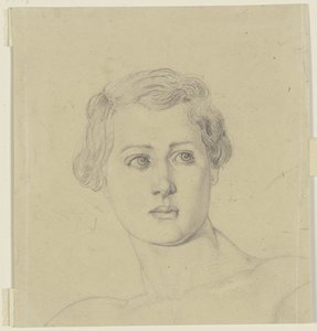 Tête de jeune homme de face - Jakob Becker
