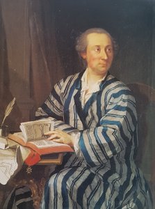 French : Portrait de Samuel Isaak Emanuel Gross (1732-1763), officier de la garde suisse.