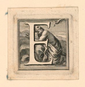 Lettre capitale décorée E
