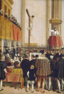 Le sermon du légat du pape Cornelio Musso dans l