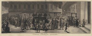 Procession funéraire anglaise (gravure) - Jakob van der Schley