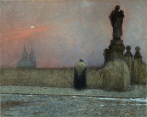 Début de soirée à Hradcany (Prague, République tchèque) - Jakub Schikaneder