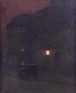 Le carrosse, vers 1900 - Jakub Schikaneder