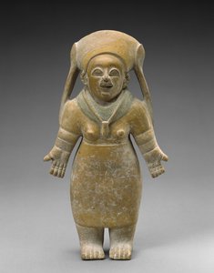 Femme debout, 200 av. J.-C.-800 apr. J.-C. - Jama Coaque culture