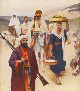 Terre Sainte: Scène de route près de Nazareth - James (after) Clark