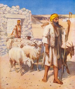 Terre Sainte : Berger et enclos à moutons - James (after) Clark